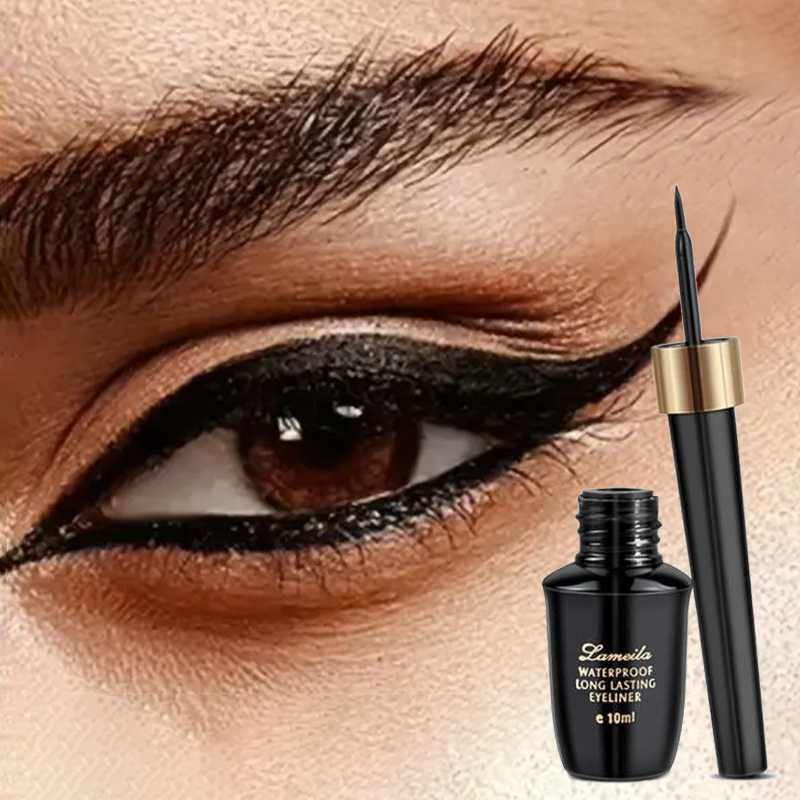 Waterproof Liquid Eyeliner Pen - Long-lasting hard-tipped gel eye ultra-fine waterproof