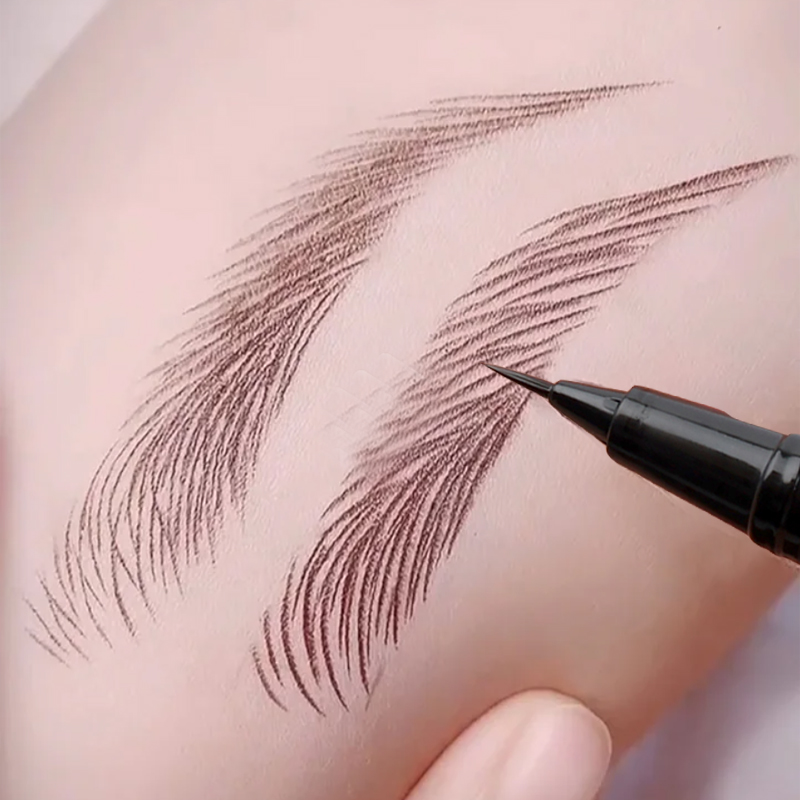 Waterproof Liquid Eyeliner Pen - Multifunctional Liquid Eyebrow Pencil Ultra Fine