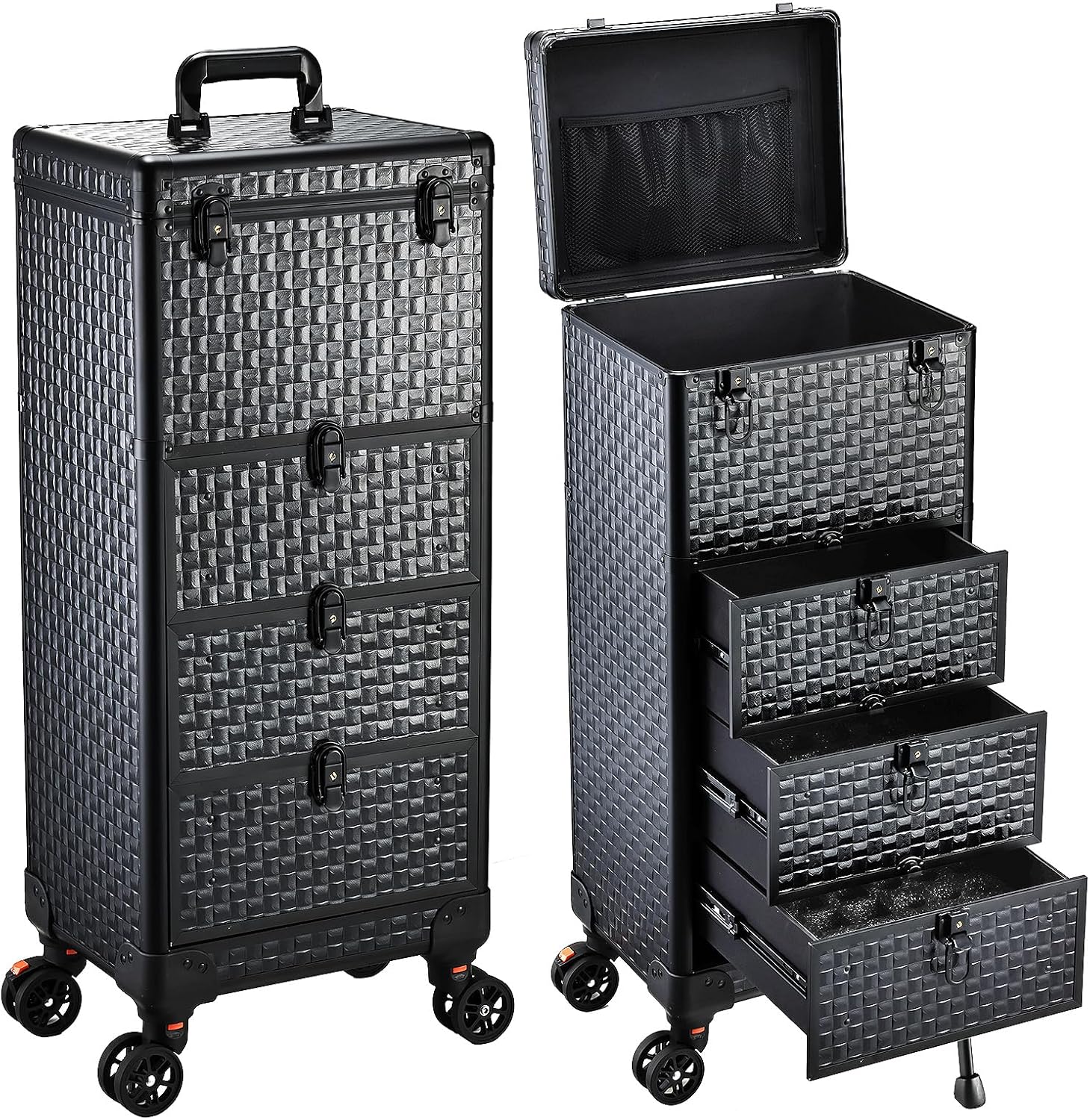 Makeup - Rolling Salon Cart with 3 Drawers,
