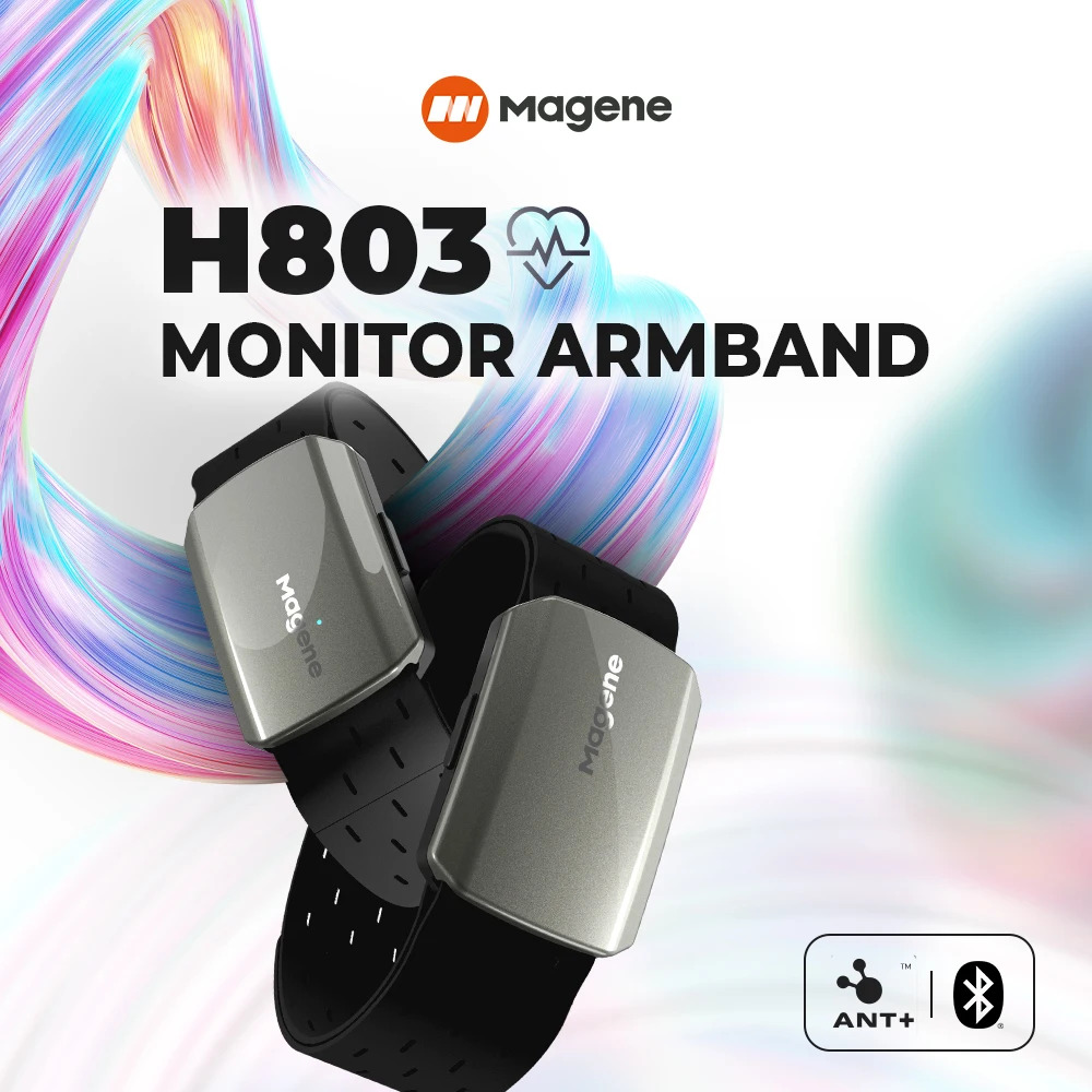 Health Monitors - Magene H803 Heart Rate Armband Monitor
