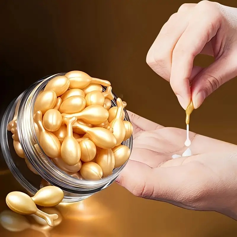 Hyaluronic Acid Facial Serum - Placenta and Hyaluronic Acid Essence Capsules
