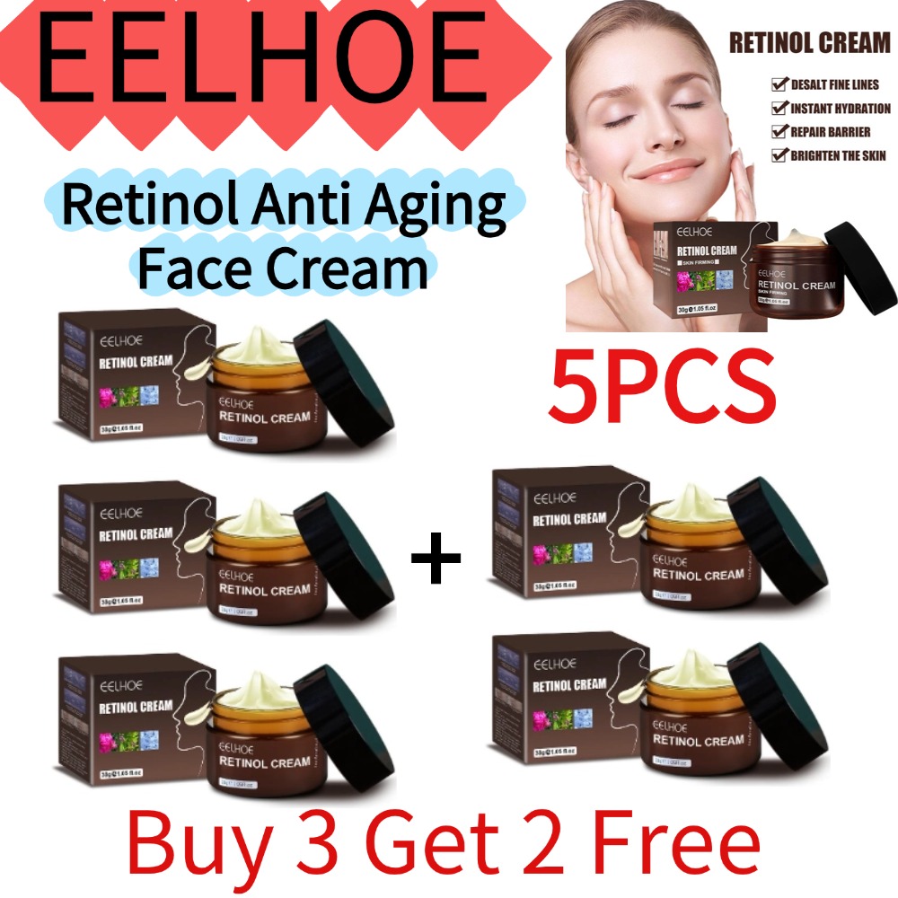 Retinol Anti Wrinkle Cream - EELHOE 1/2/3/5PCS(Buy 3 Get 2 Free)Retinol