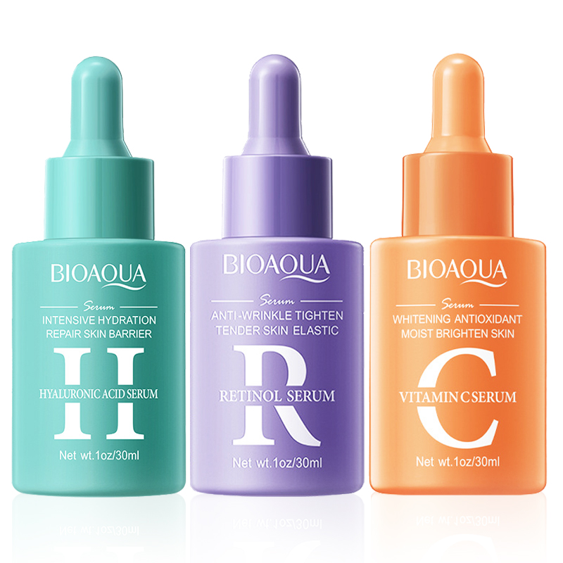 Hyaluronic Acid Facial Serum - 1/3pcs BIOAQUA Vitamin C Retinol Hyaluronic