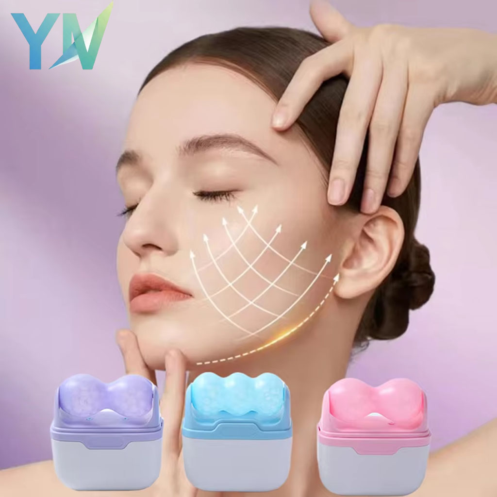 Face Ice Roller Puffiness - Dual Head Ice Roller for Face