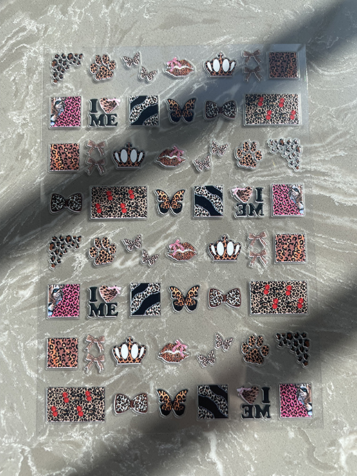 Nail Art - Mini Pvc Kawaii Pattern Poster Goods