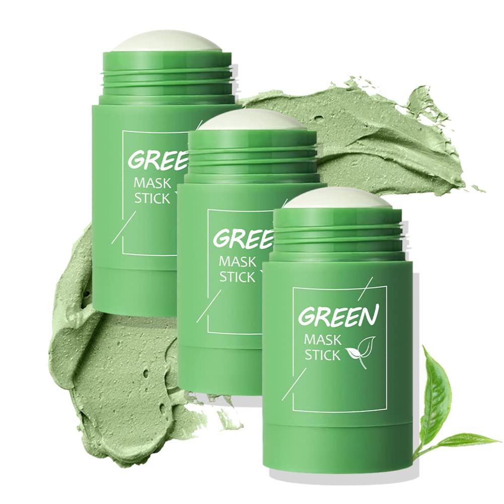 Green Tea Cleansing Clay Mask - 1/3PCS Green Tea Clay Stick For