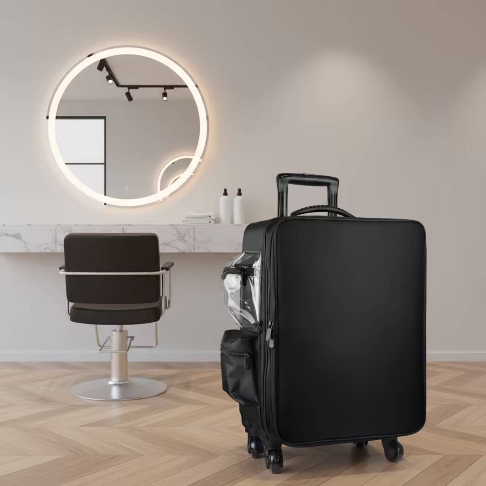 Makeup - Makeup Case with Rotating Wheels Wheeled