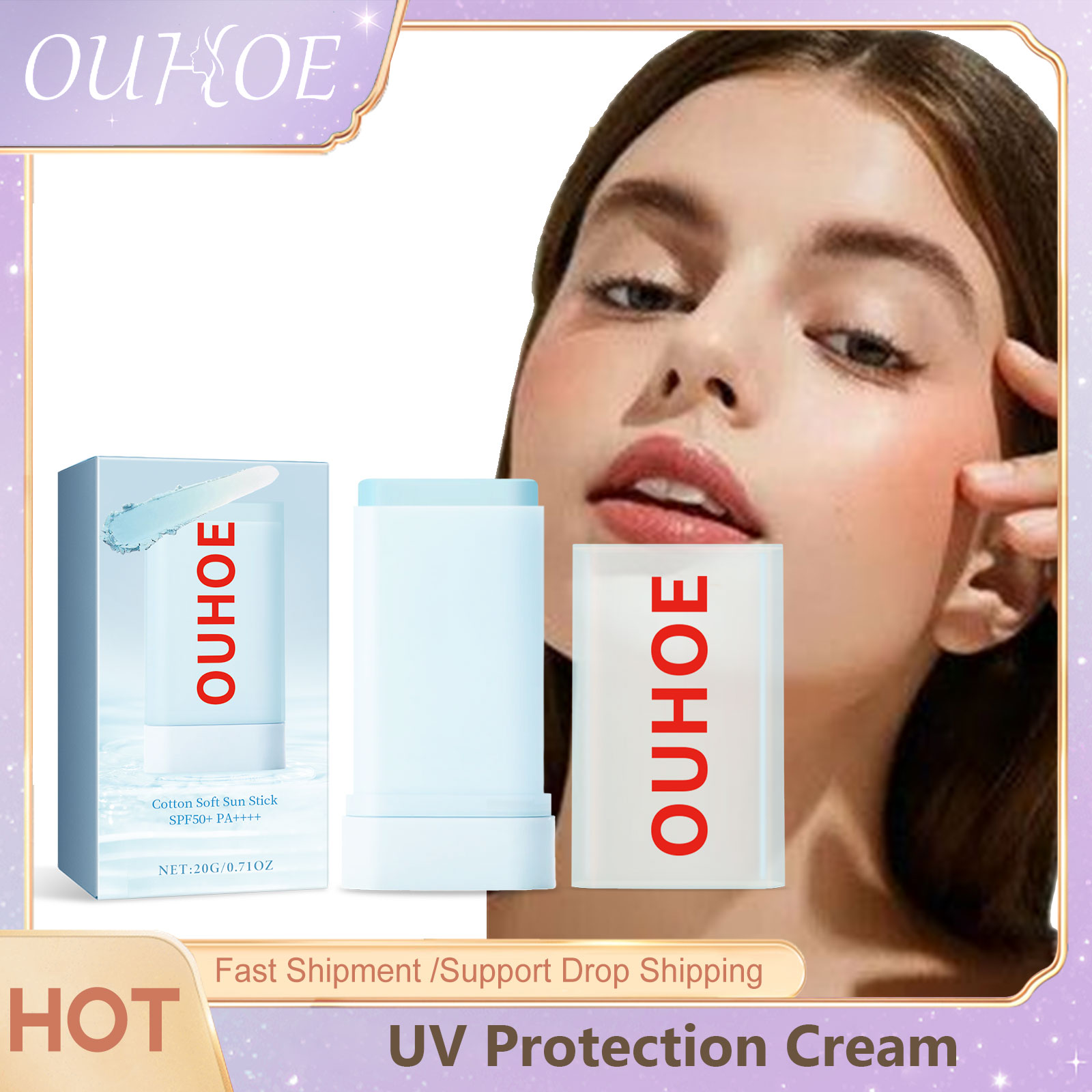 Spf 50 Waterproof Sunscreen - OUHOE UV Protection Cream Spf 50