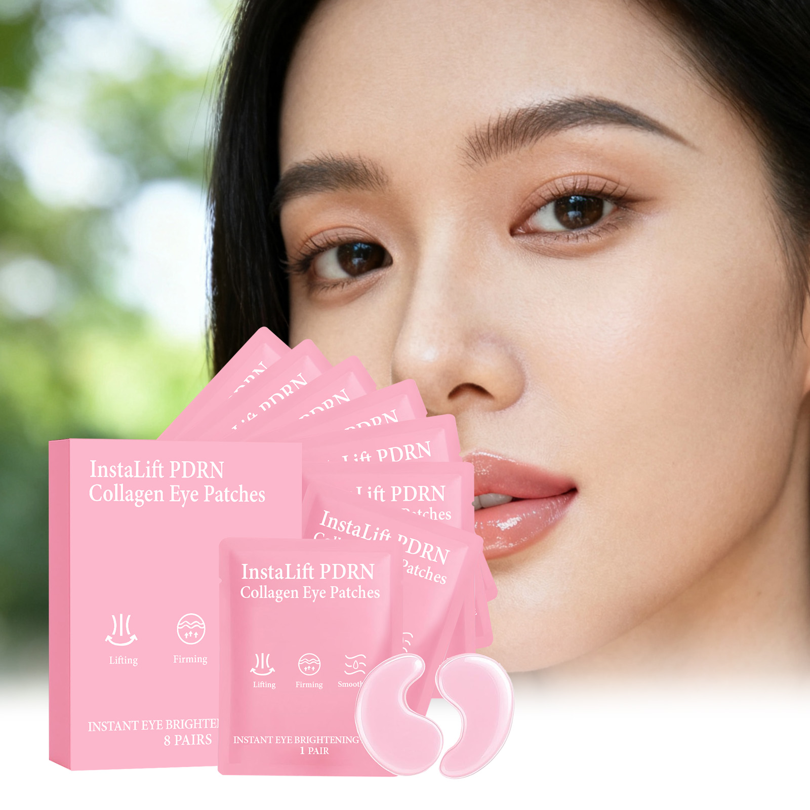 Collagen Under Eye Patches - Instalift PDRN Collagen Eye Patches Anti