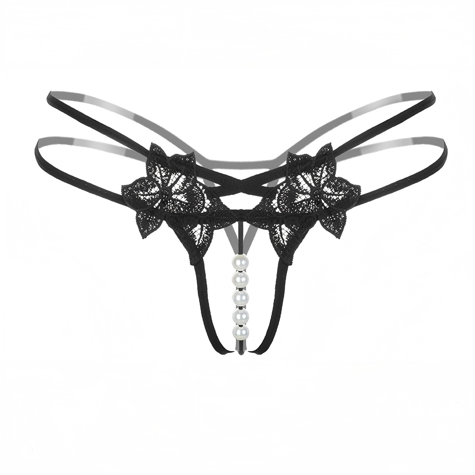 Massage - Lingerie with beads; enticing thong; single-row