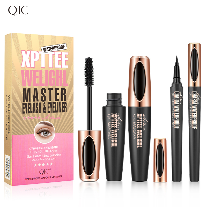 Waterproof Liquid Eyeliner Pen - Liquid Eyeliner Pencil 4D Waterproof Mascara