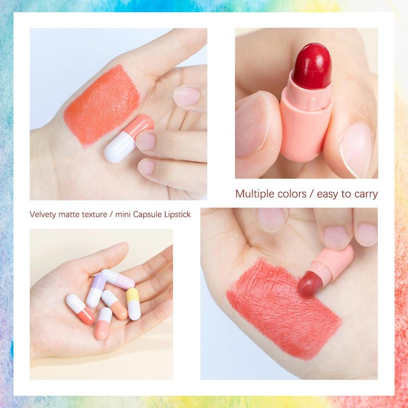 Mini Lipstick Set 6pcsWaterpro - огляд і ціна Matte Velvet Lip Tint Long Lasting