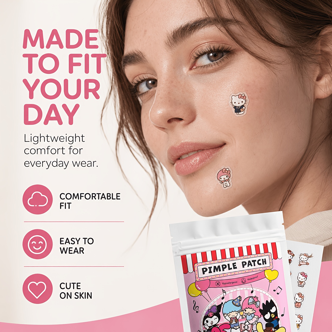40/120PCS Hello Kitty acne pat - огляд і ціна Skincare