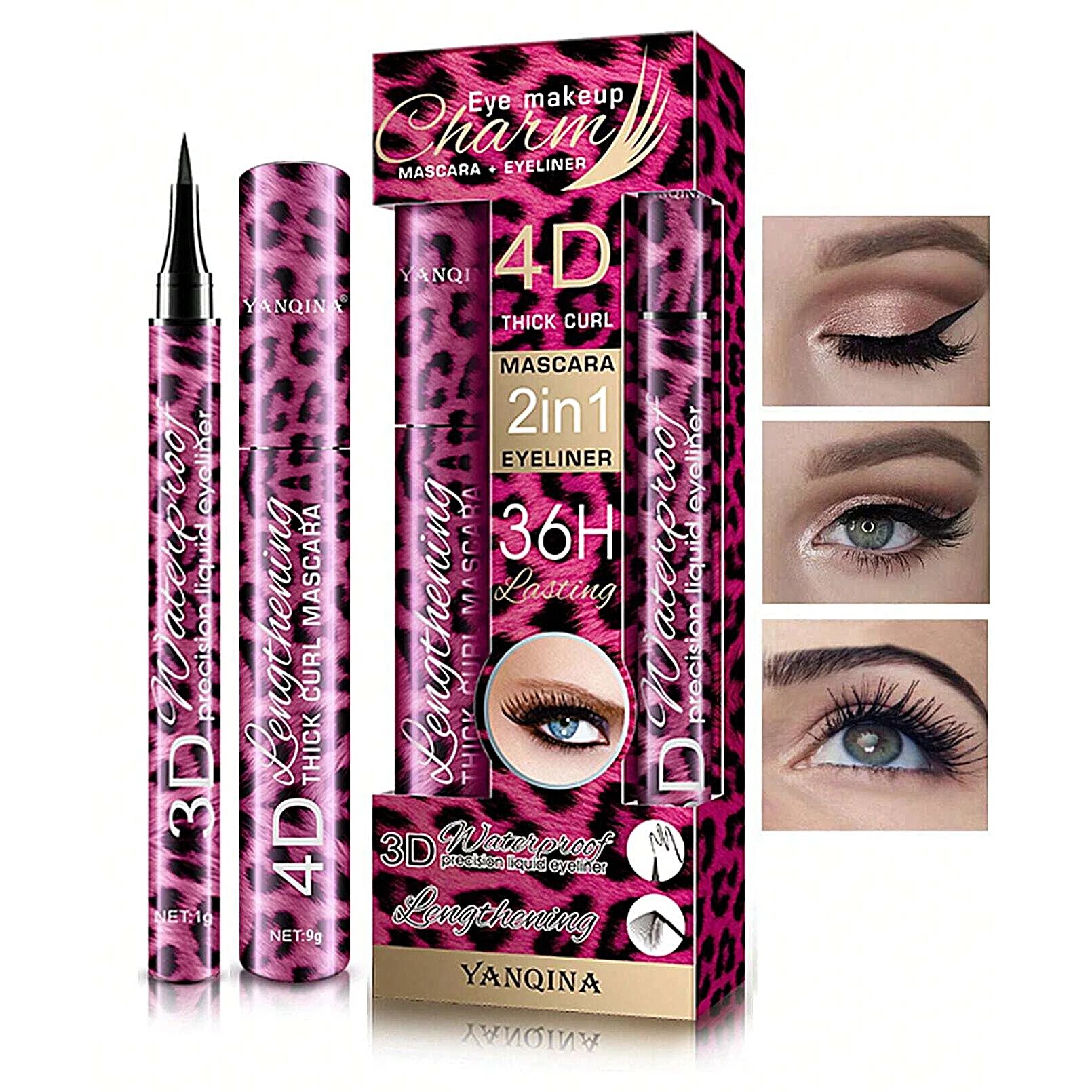 YANQINA Liquid Eyeliner Pencil - огляд і ціна Waterproof Liquid Eyeliner Pen