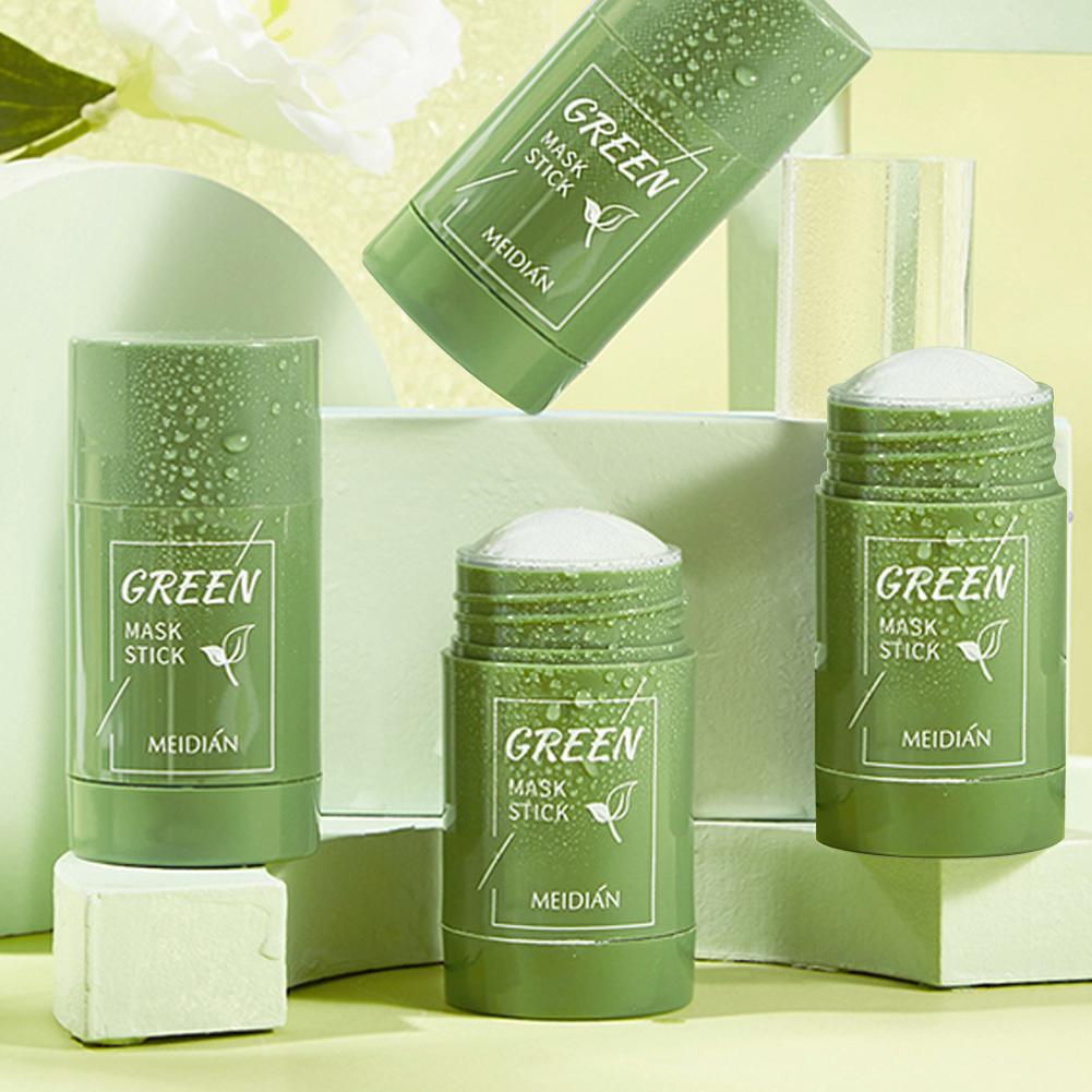 Solid Green Tea Facial Mask St - огляд і ціна Green Tea Cleansing Clay Mask