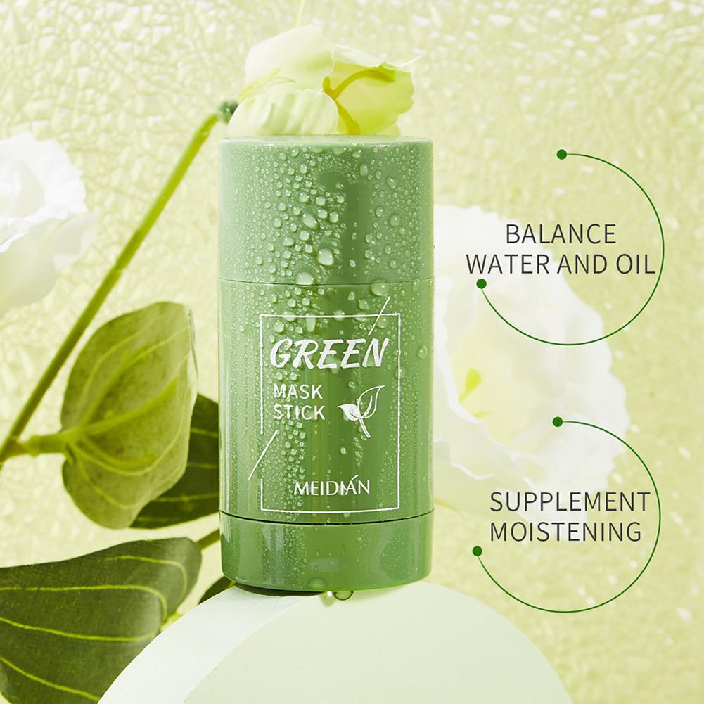 Solid Green Tea Facial Mask St - огляд і ціна Green Tea Cleansing Clay Mask