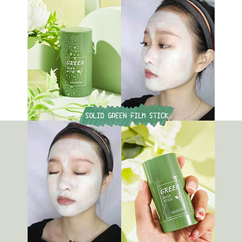 Solid Green Tea Facial Mask St - огляд і ціна Green Tea Cleansing Clay Mask