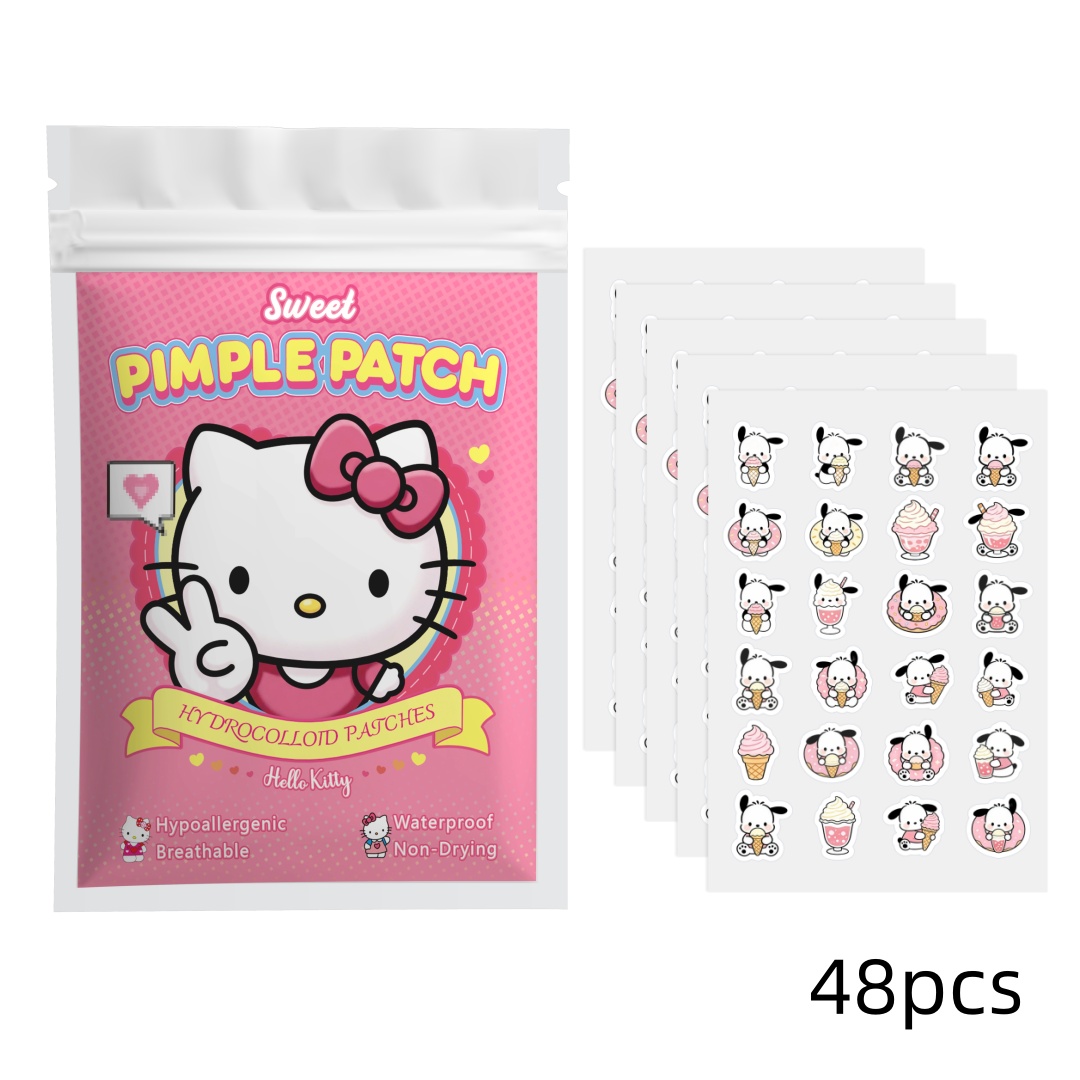 48/120PCS hello kitty Acne pat - огляд і ціна Hydrocolloid Pimple Patch