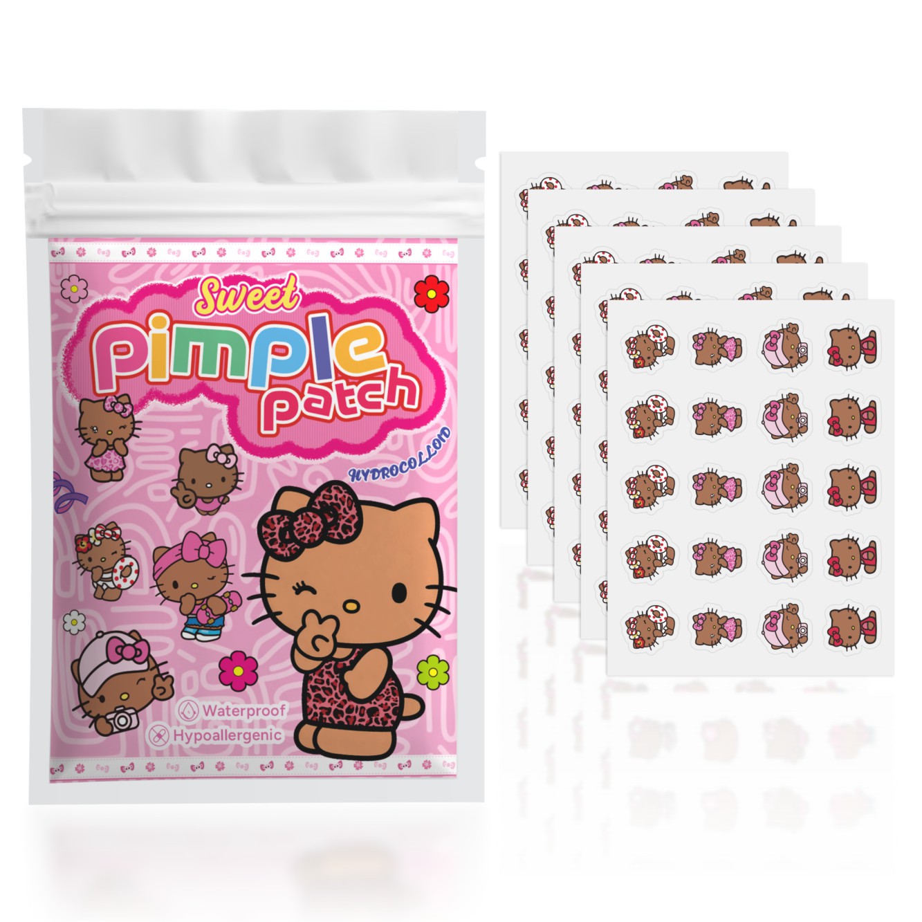 100PCS hello kitty Acne patche - огляд і ціна Hydrocolloid Pimple Patch