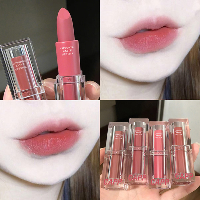 Transparent Acrylic Lipstick 6 - огляд і ціна Matte Velvet Lip Tint Long Lasting