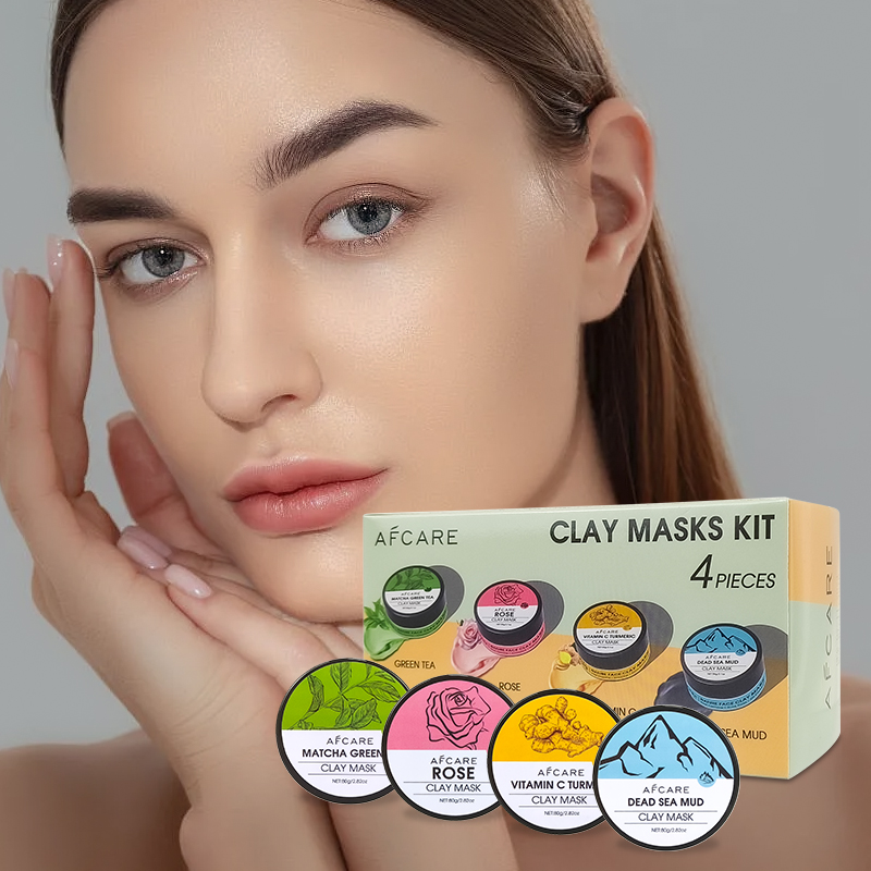 4 Pcs Clay Face Mask Set - Tur - огляд і ціна Green Tea Cleansing Clay Mask