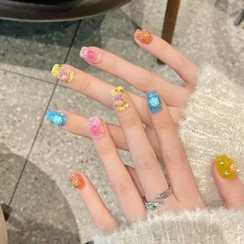 100 Mini Colorful Turtle Resin - огляд і ціна Nail Art