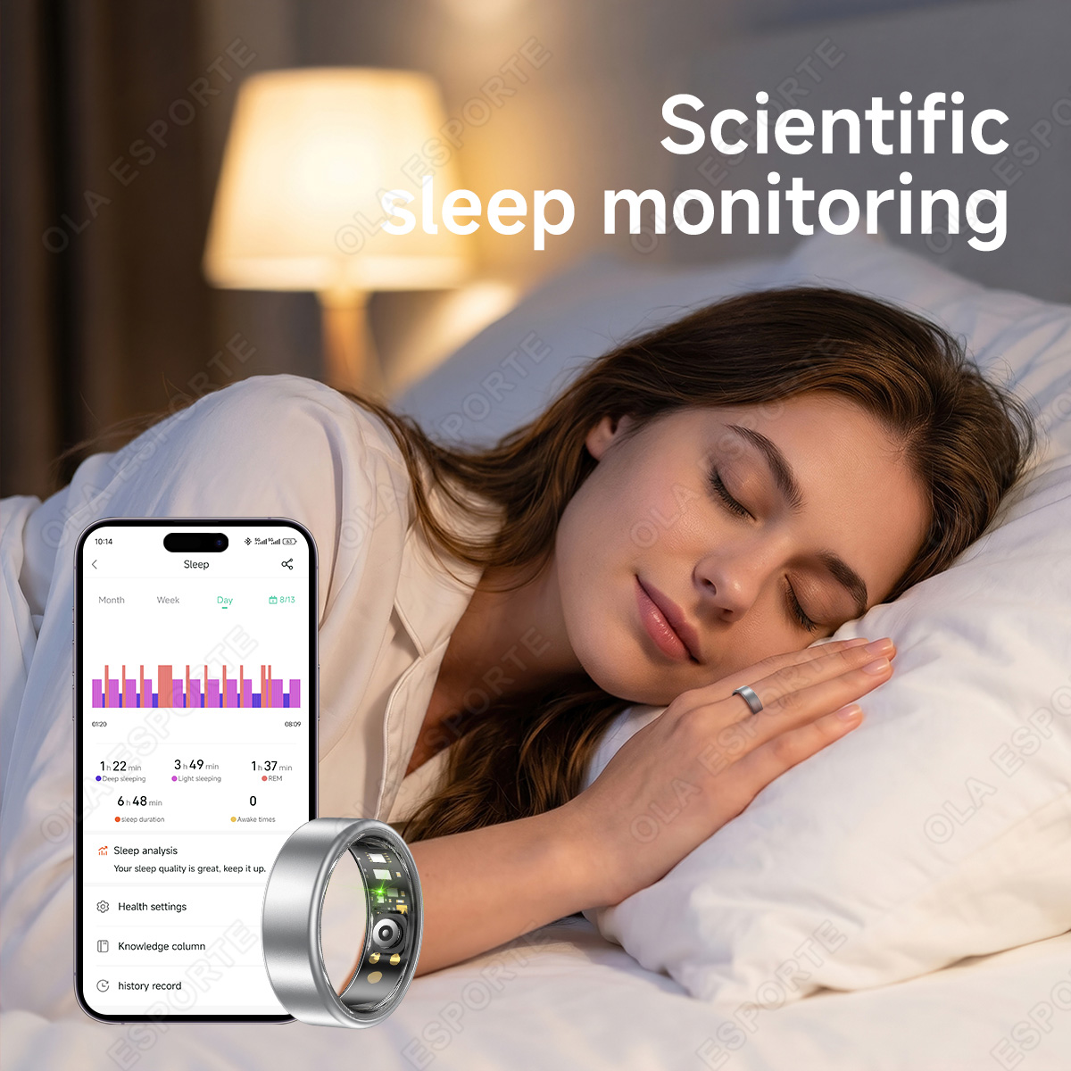 All Size（6-14） Smart Ring for  - огляд і ціна Health Monitors