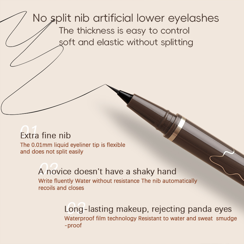 Smooth Very Fine Eyeliner Pen  - огляд і ціна Waterproof Liquid Eyeliner Pen