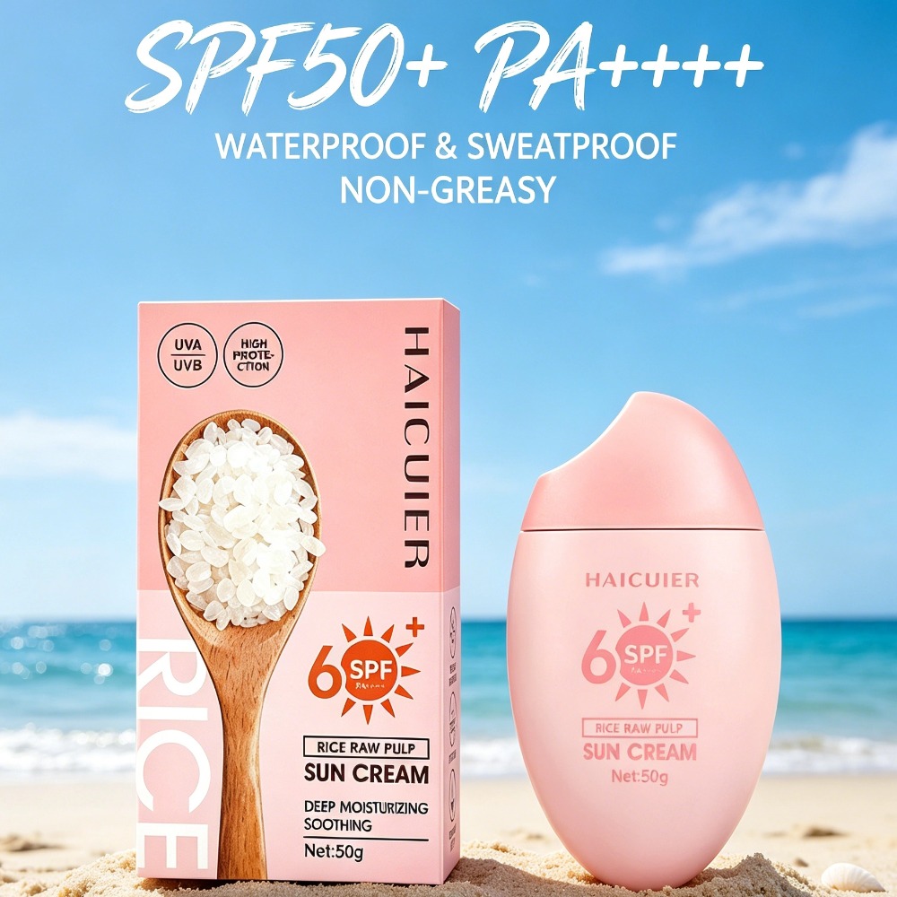 SPF50+ Sunscreen Rice Raw Pulp - огляд і ціна Spf 50 Waterproof Sunscreen