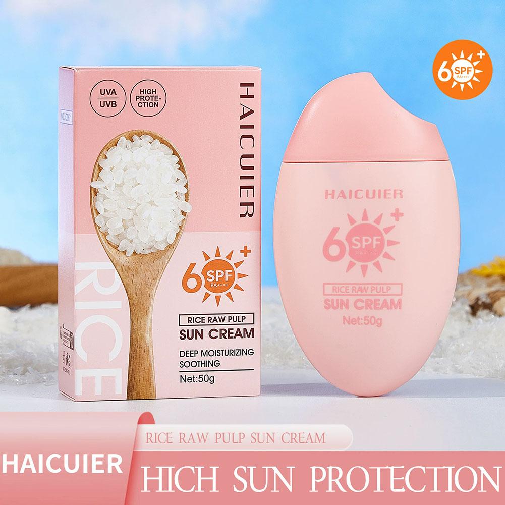 SPF50+ Sunscreen Rice Raw Pulp - огляд і ціна Spf 50 Waterproof Sunscreen
