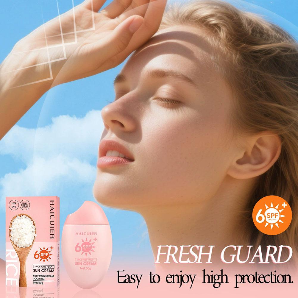 SPF50+ Sunscreen Rice Raw Pulp - огляд і ціна Spf 50 Waterproof Sunscreen