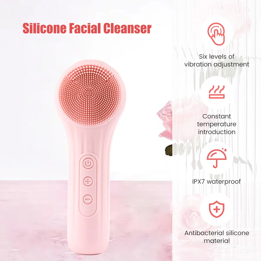 Sonic Silicone Facial Brush Cl - огляд і ціна Silicone Face Scrubber Electric
