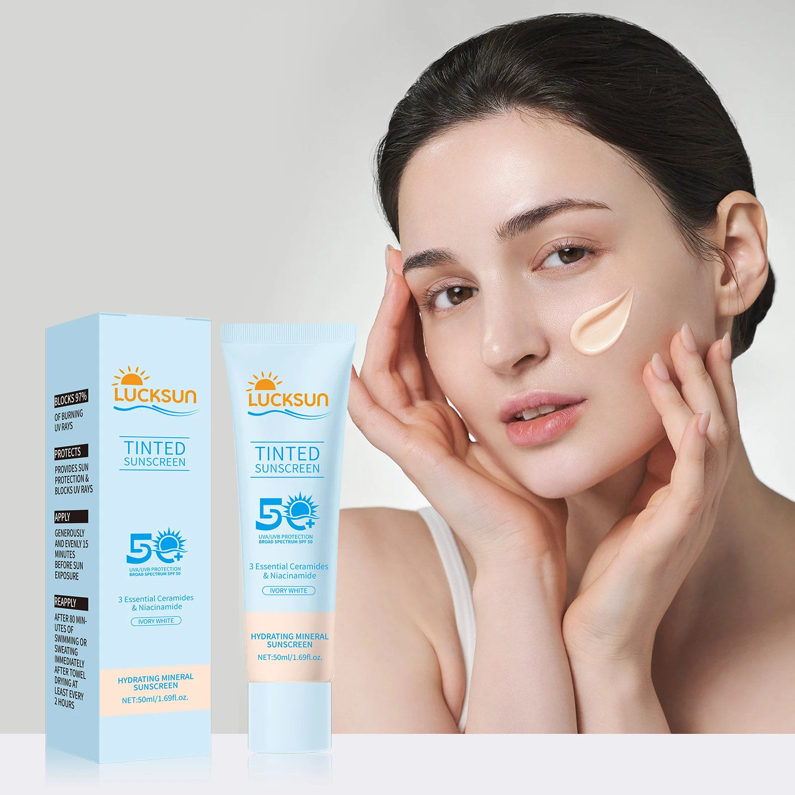 SPF50+ Sunscreen Cream. Offers - огляд і ціна Spf 50 Waterproof Sunscreen
