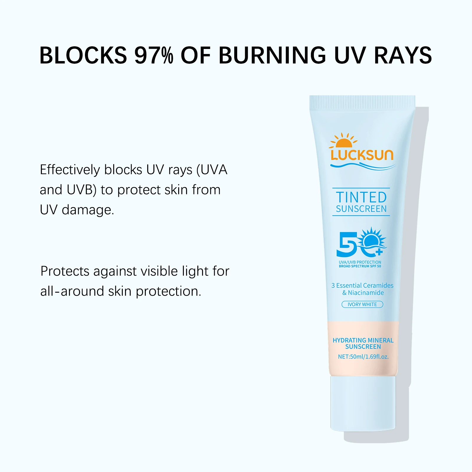 SPF50+ Sunscreen Cream. Offers - огляд і ціна Spf 50 Waterproof Sunscreen