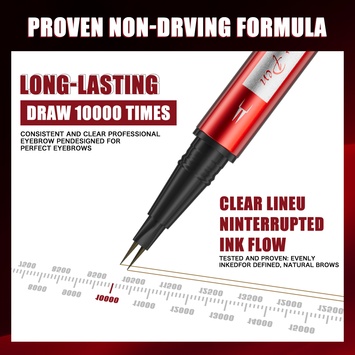 Ultra Fine Eyebrow Pen Long La - огляд і ціна Waterproof Liquid Eyeliner Pen