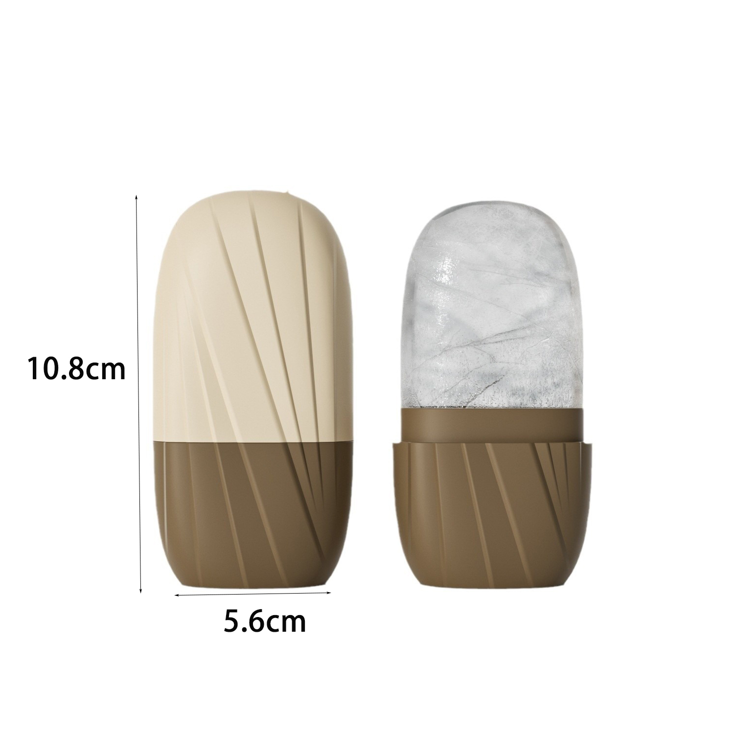 Aesthetic Striped Facial Ice M - огляд і ціна Face Ice Roller Puffiness