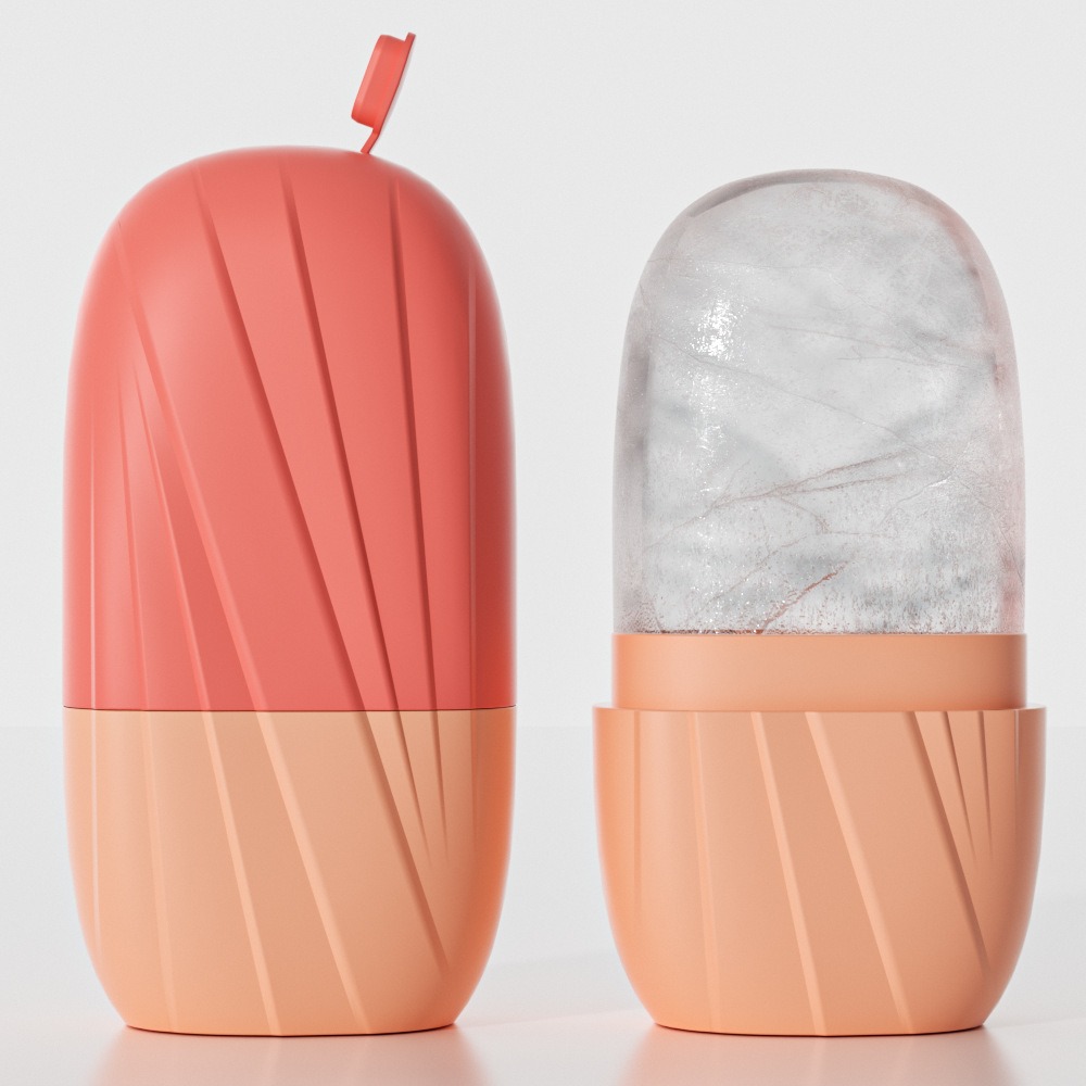 Aesthetic Striped Facial Ice M - огляд і ціна Face Ice Roller Puffiness