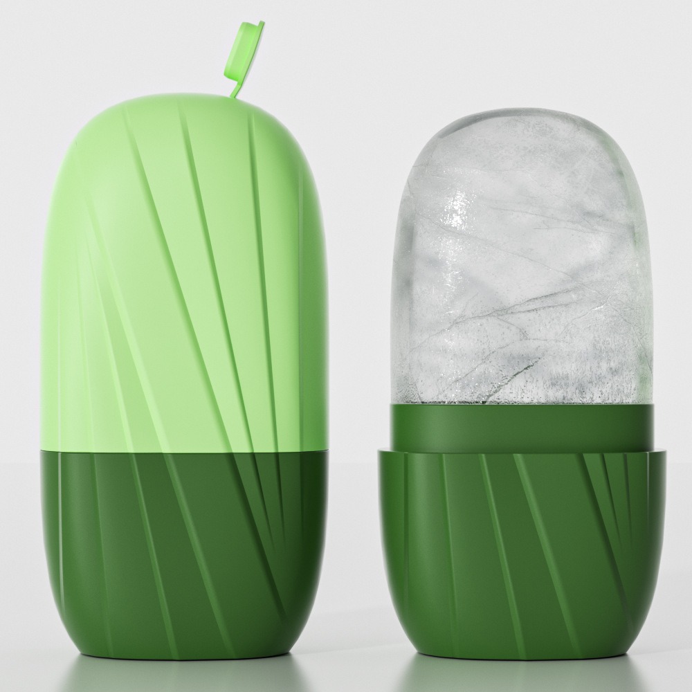 Aesthetic Striped Facial Ice M - огляд і ціна Face Ice Roller Puffiness