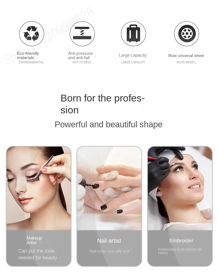 Large-capacity Professional Ma - огляд і ціна Makeup