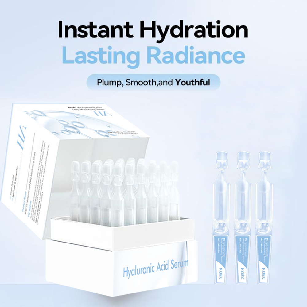 30PCs KOEC 5% Hyaluronic Acid  - огляд і ціна Hyaluronic Acid Facial Serum