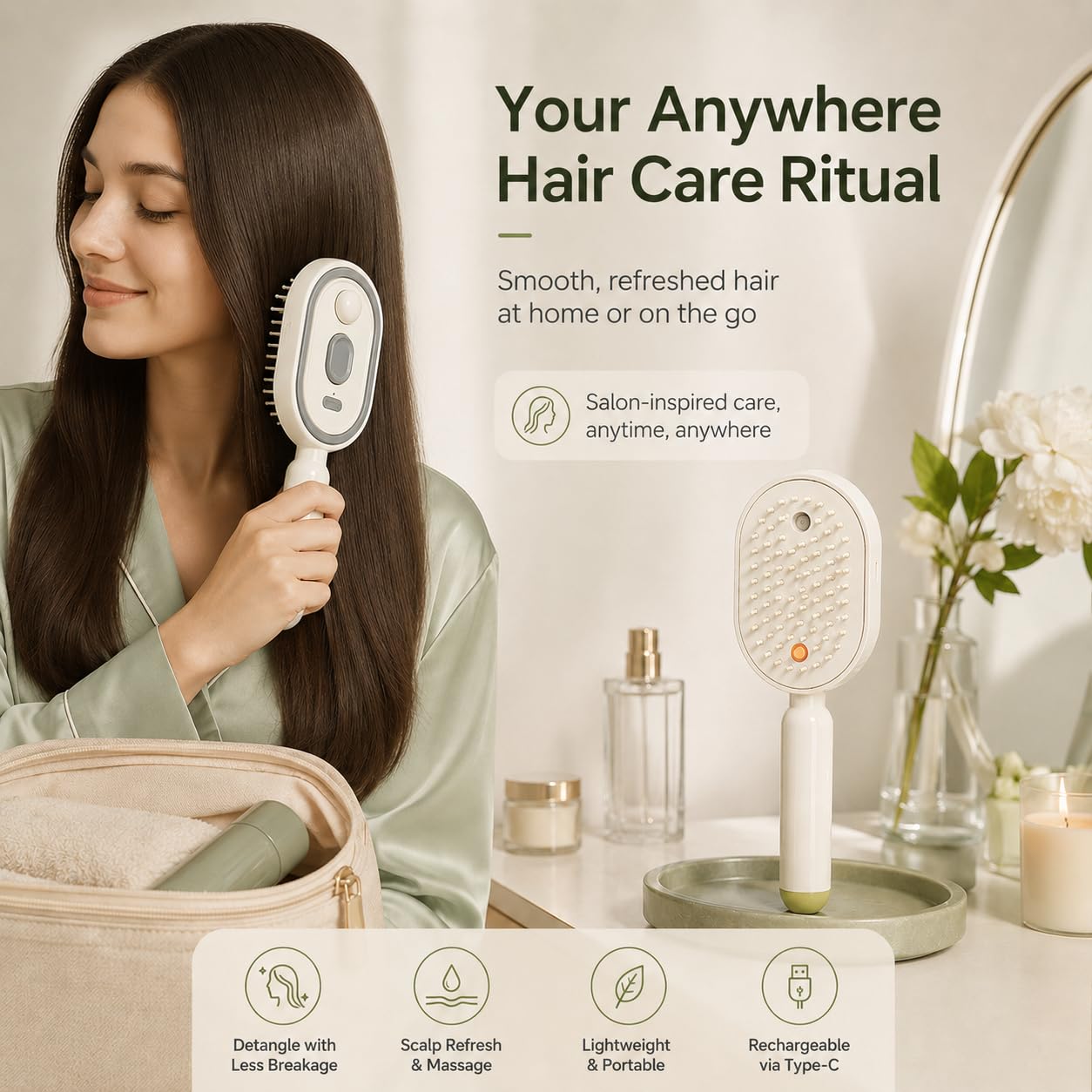 Electric Spray Hair Massage Co - огляд і ціна Massage