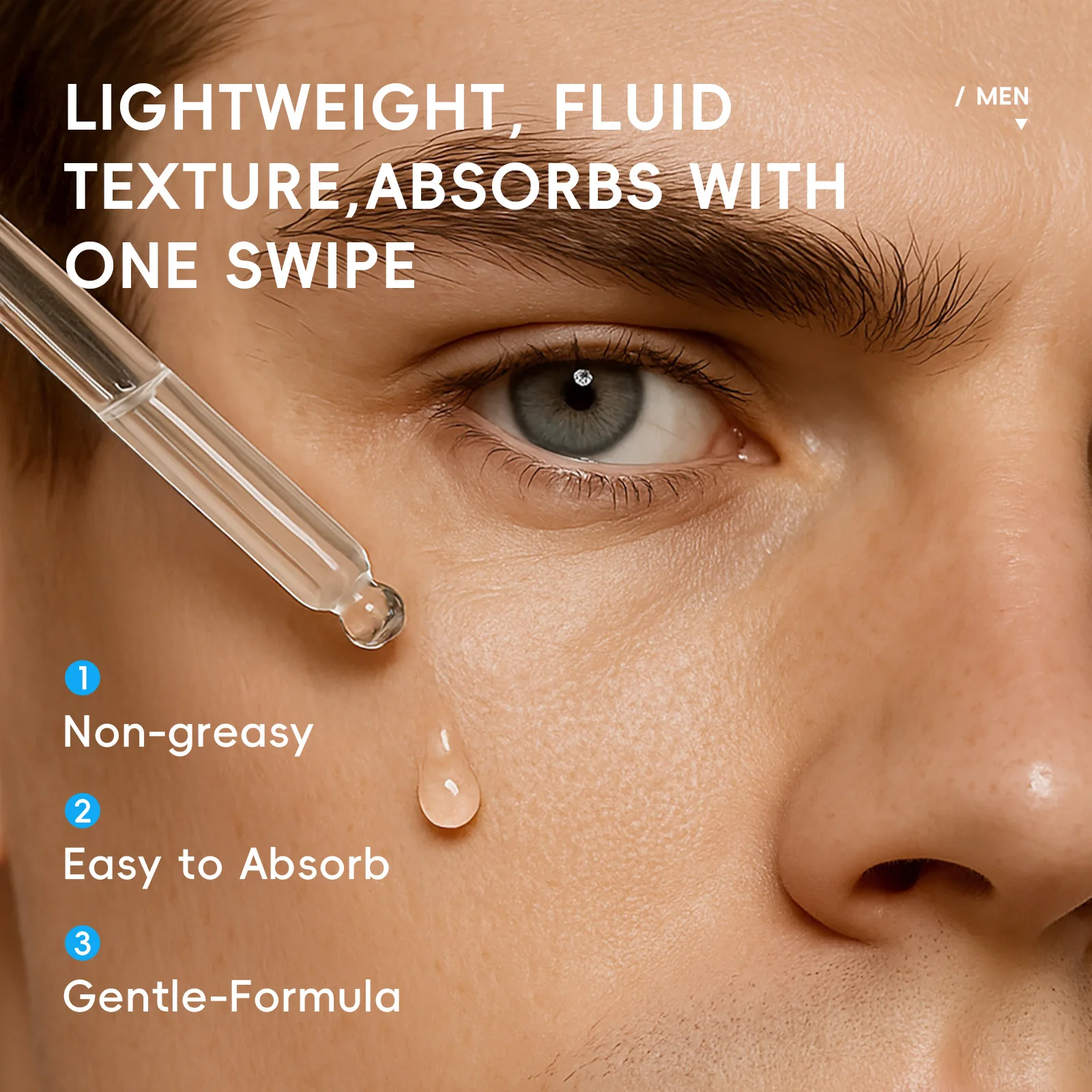 Mens 30ml Facial Serum Hydrati - огляд і ціна Hyaluronic Acid Facial Serum