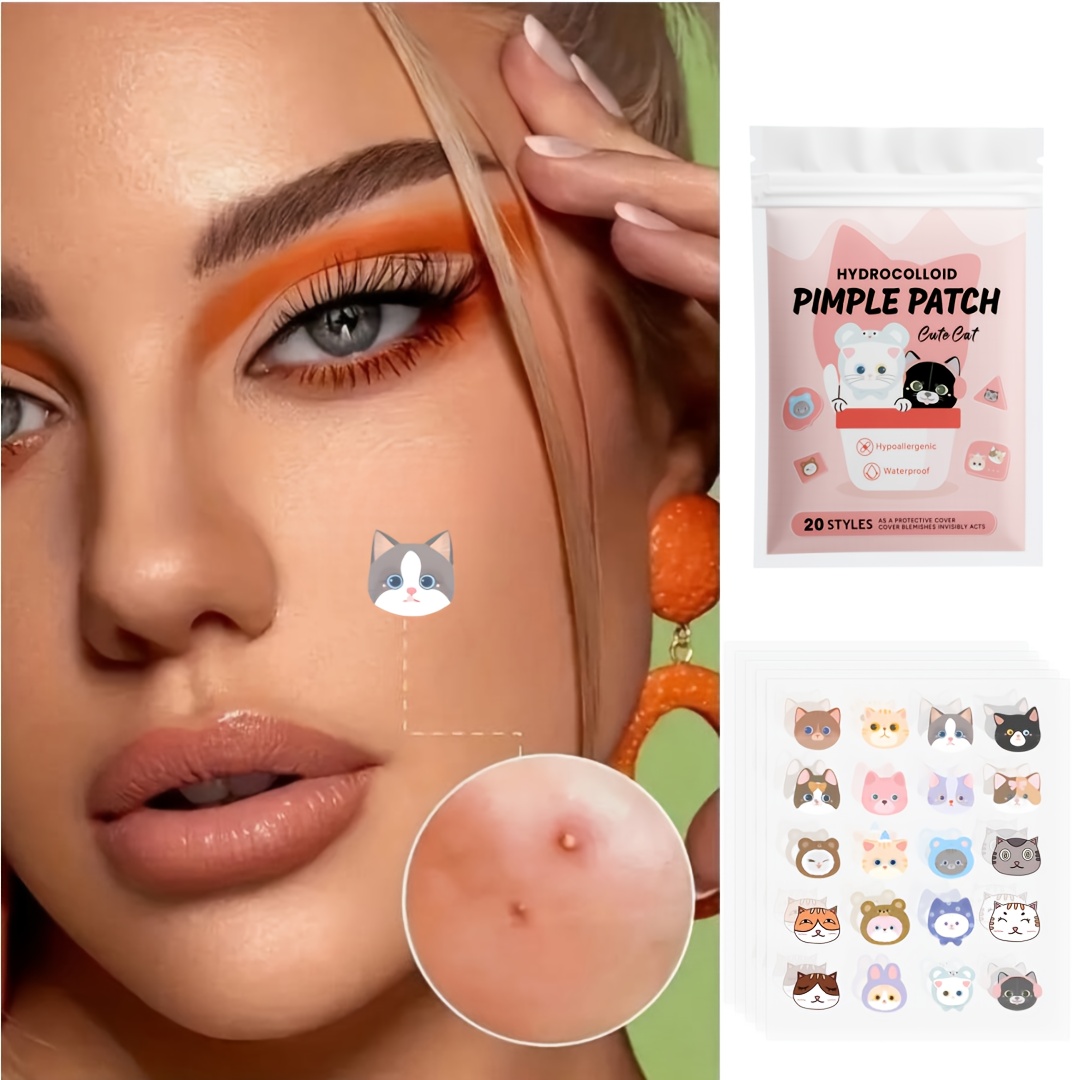 100pieces cute cat Pimple patc - огляд і ціна Skincare