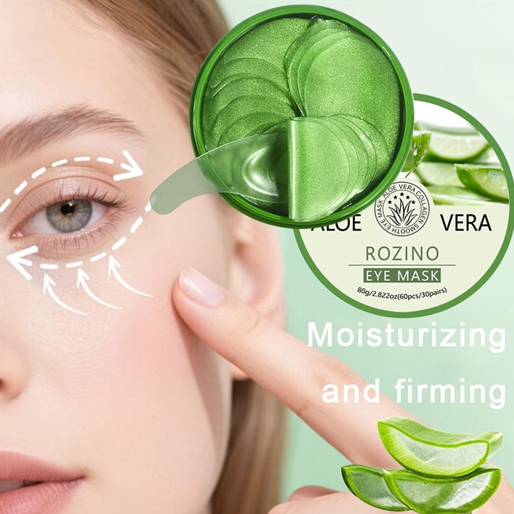 60pcs Aloe Vera Collagen Eye M - огляд і ціна Collagen Under Eye Patches