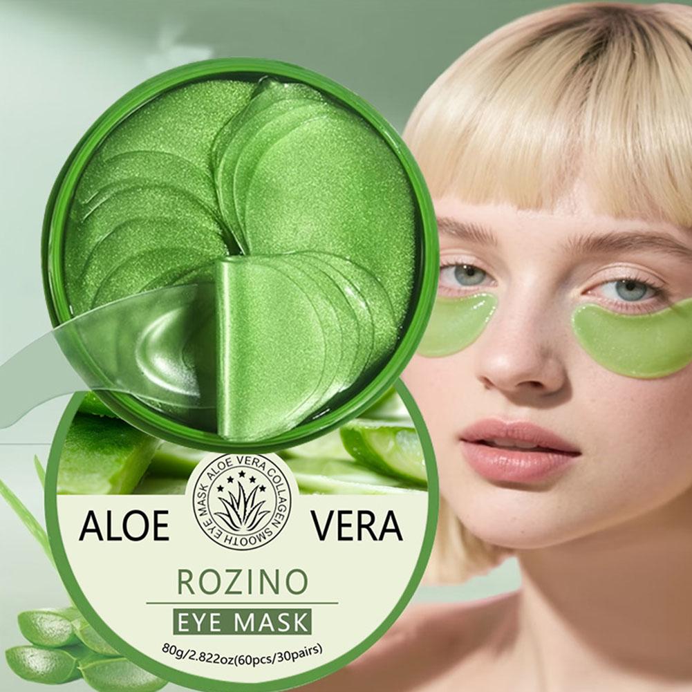 60pcs Aloe Vera Collagen Eye M - огляд і ціна Collagen Under Eye Patches