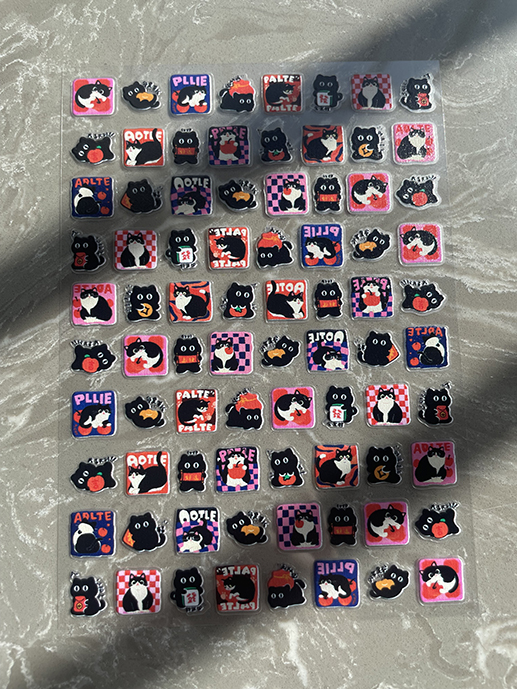 Mini Pvc Kawaii Pattern Poster - огляд і ціна Nail Art