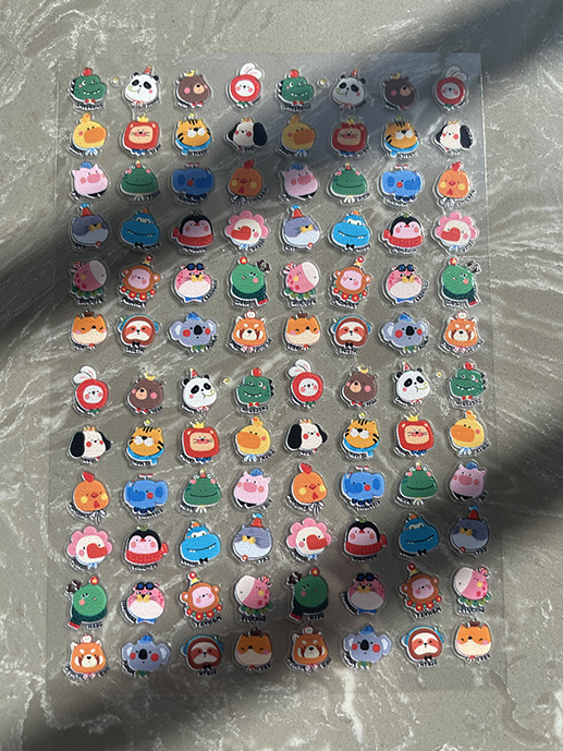 Mini Pvc Kawaii Pattern Poster - огляд і ціна Nail Art