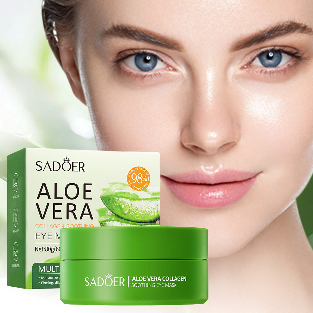 SADOER Aloe Vera Collagen Soot - огляд і ціна Collagen Under Eye Patches