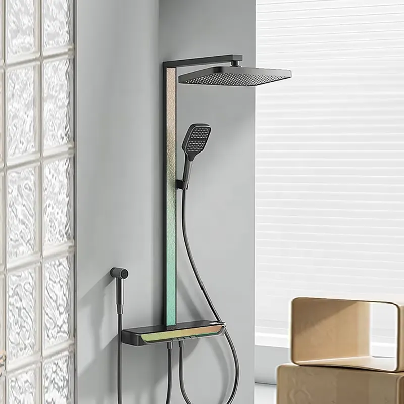 Brass Digital Waterfall Shower - огляд і ціна Massage