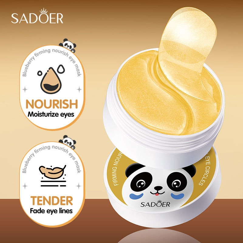 60pcs SADOER Crystal Collagen  - огляд і ціна Collagen Under Eye Patches